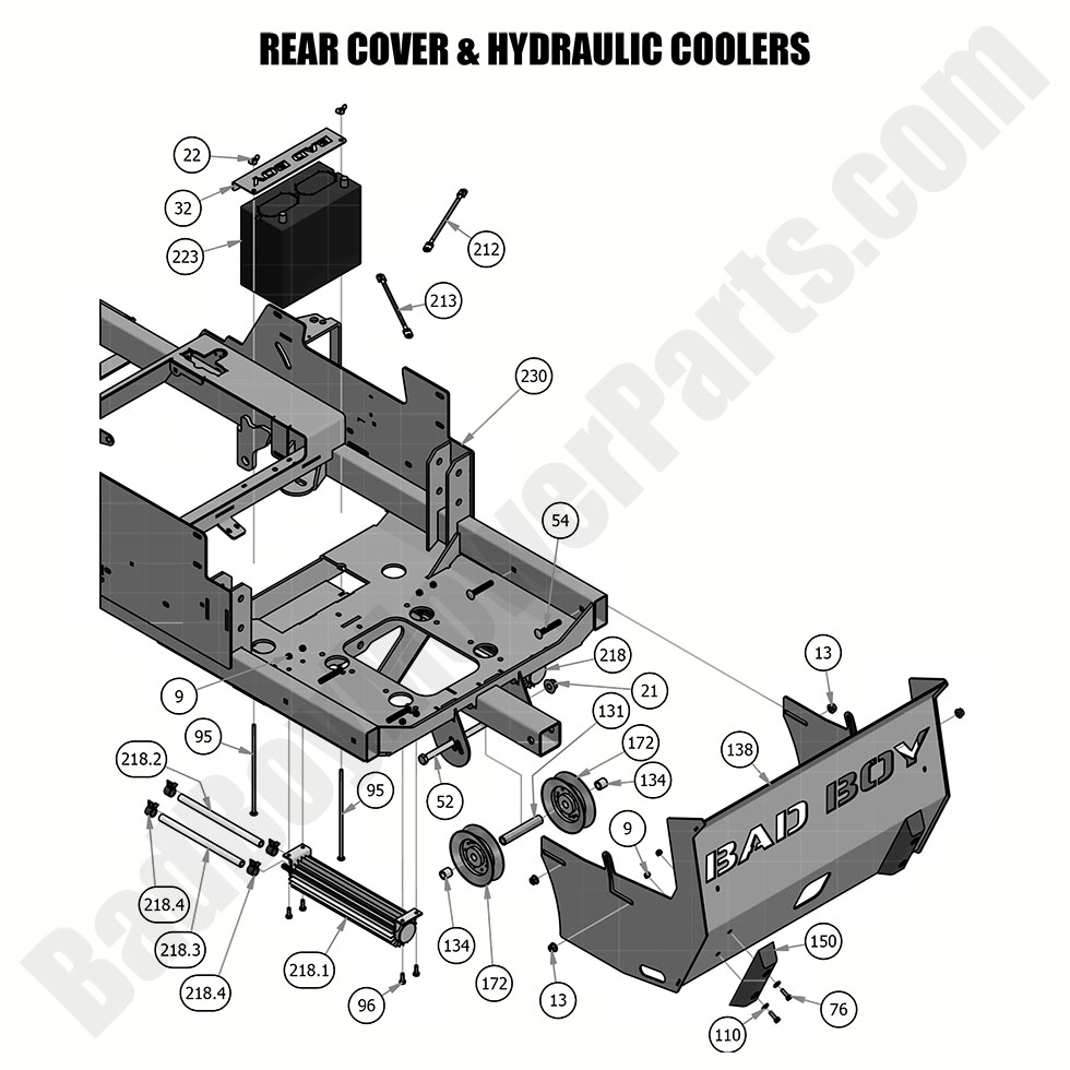 2019 Renegade - Diesel - Rear Cover & Hydraulic Cooler